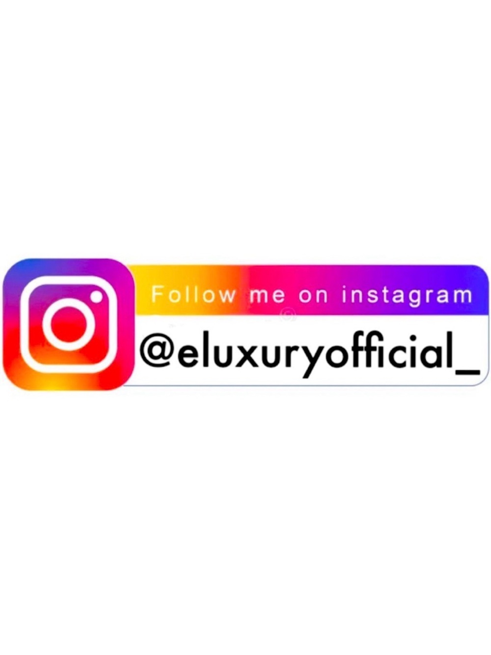 Follow me on Instagram: @eluxuryofficial_